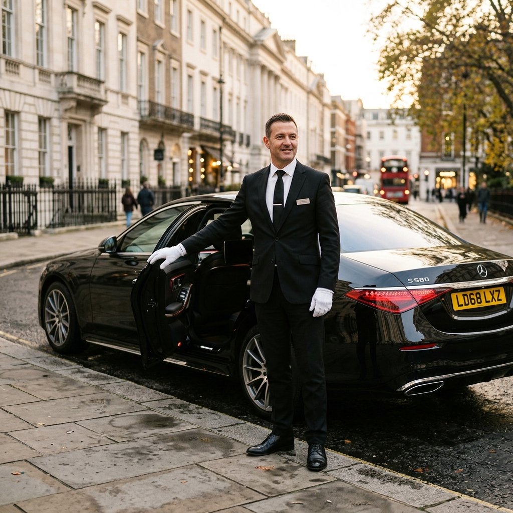 Professional YAYA with luxury vehicle in London